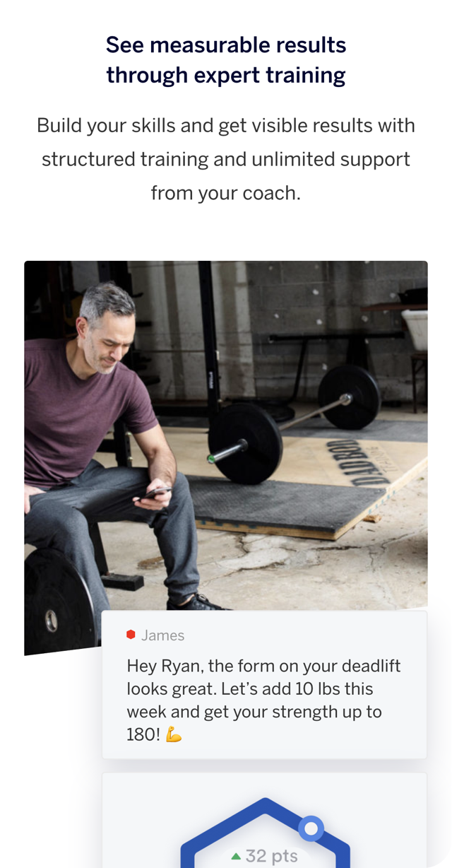Caliber Fitness Website Mobile Screenshot