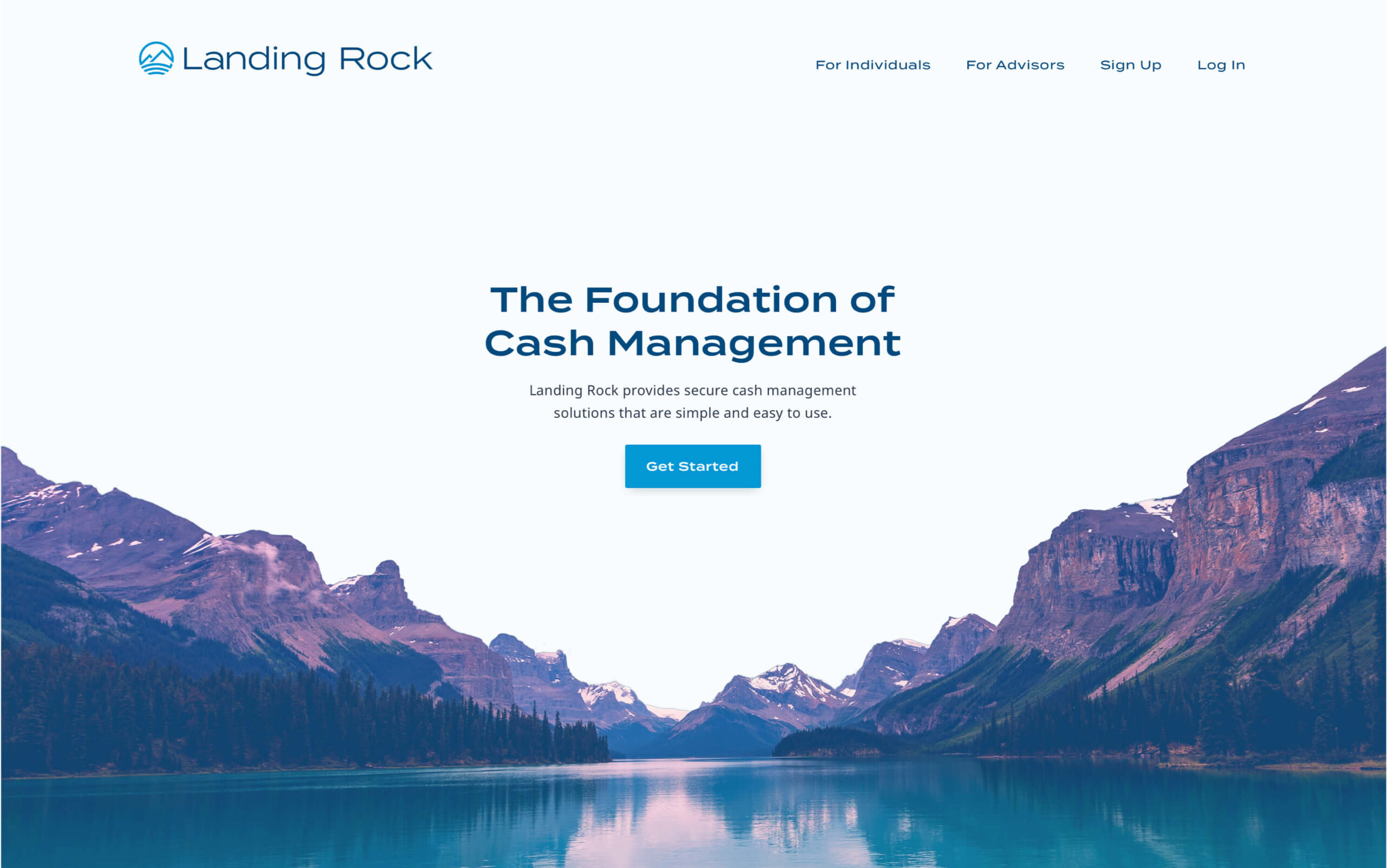 Landing Rock Website Screenshot