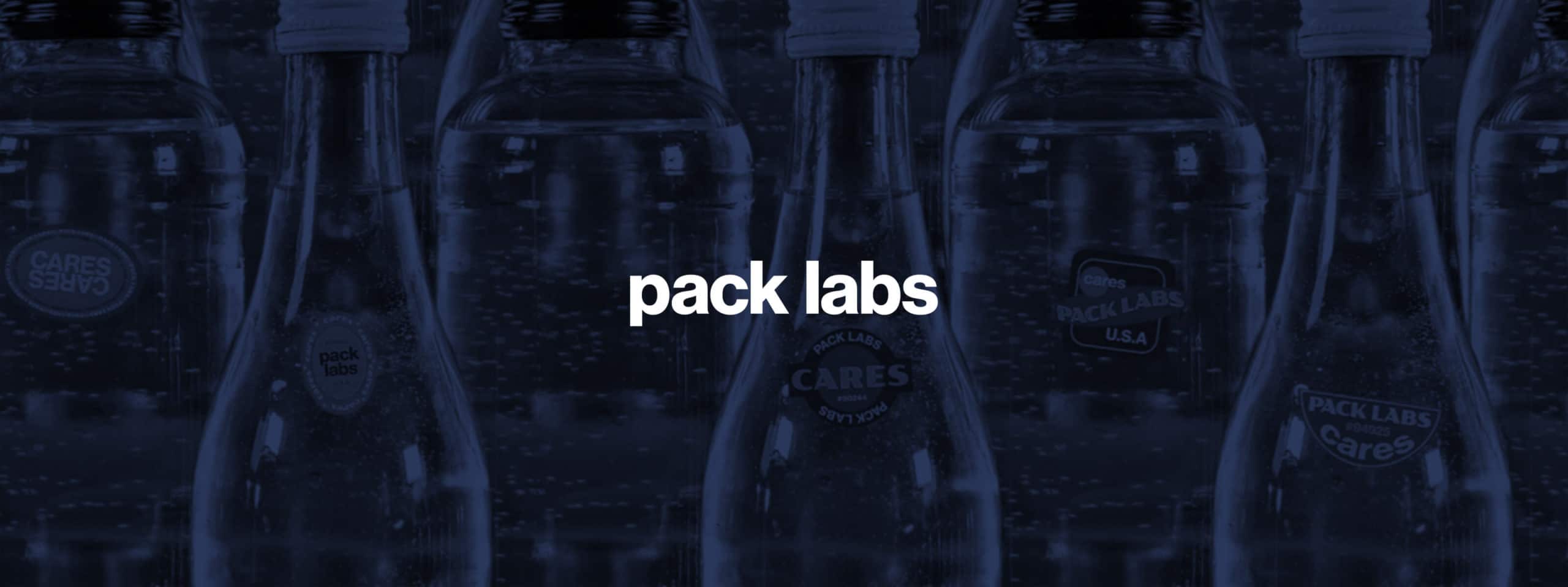 Pack Labs logo and hero