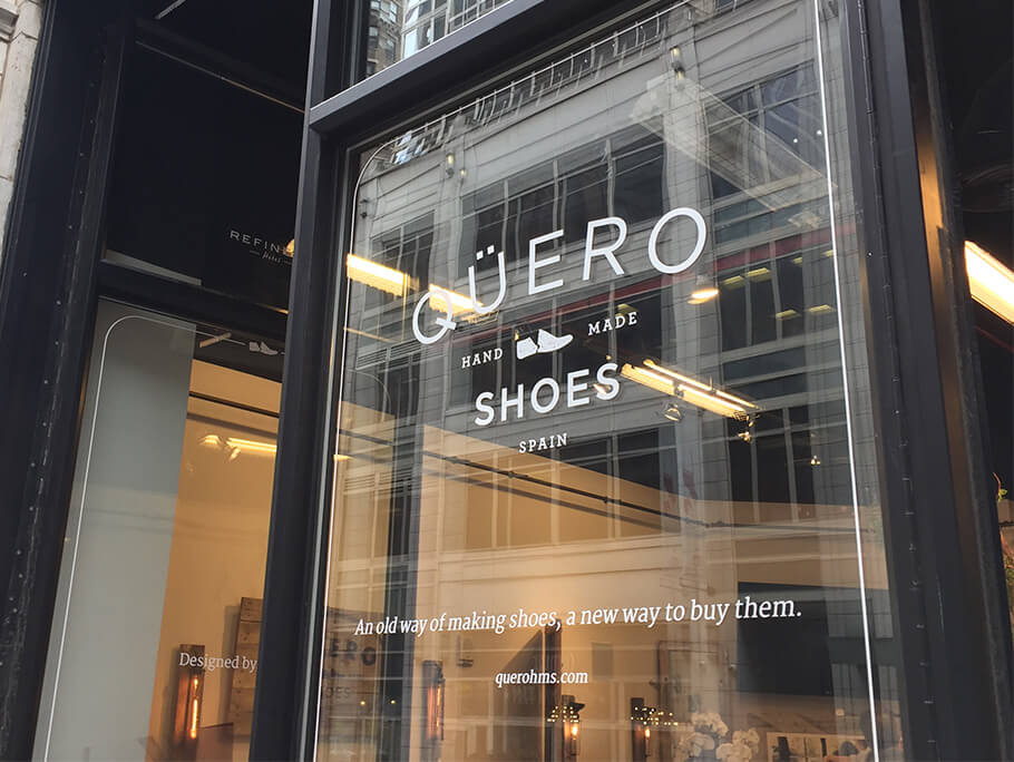 Quero Shoes storefront