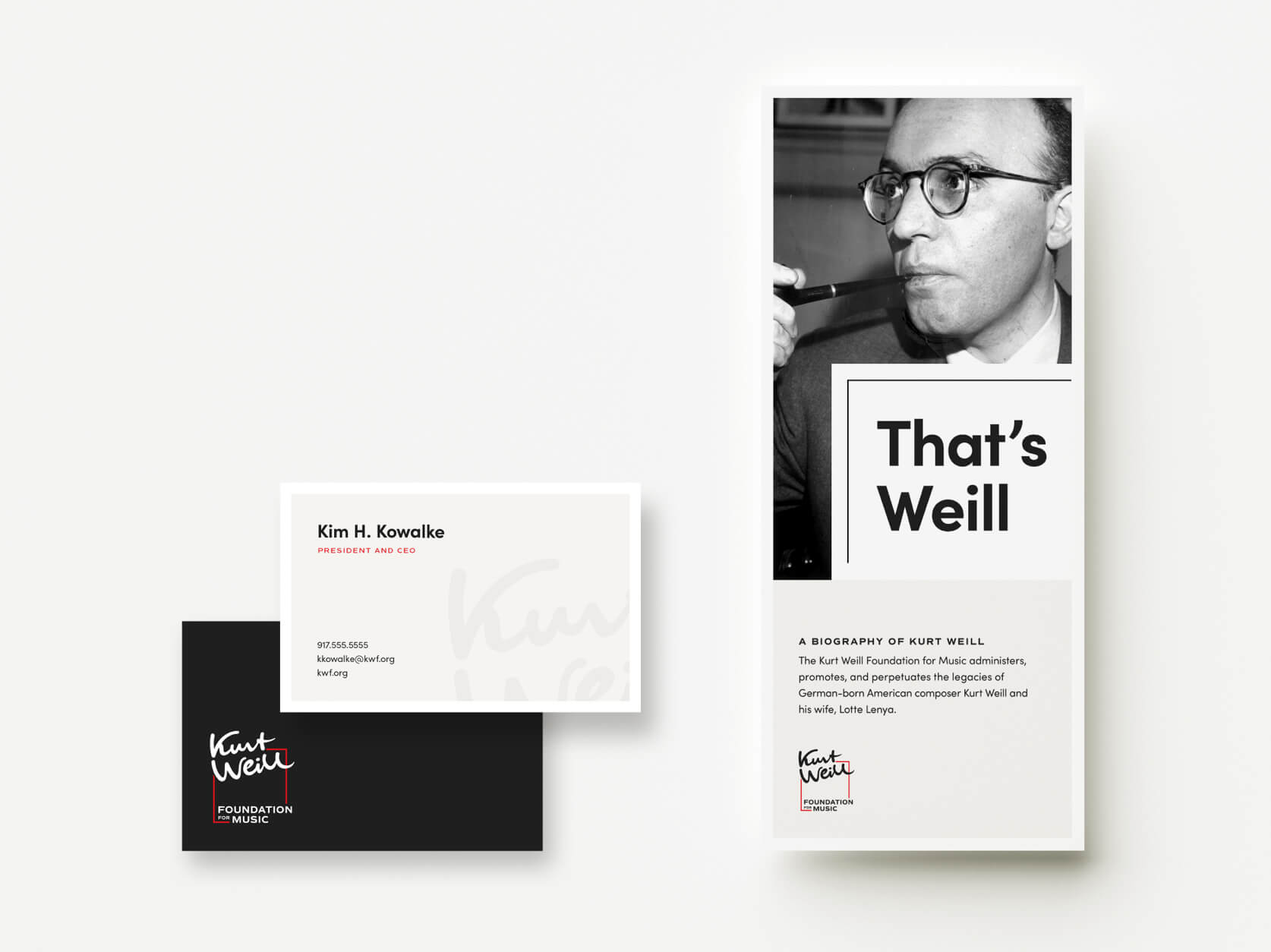 KWF Brochure and Business Card Design
