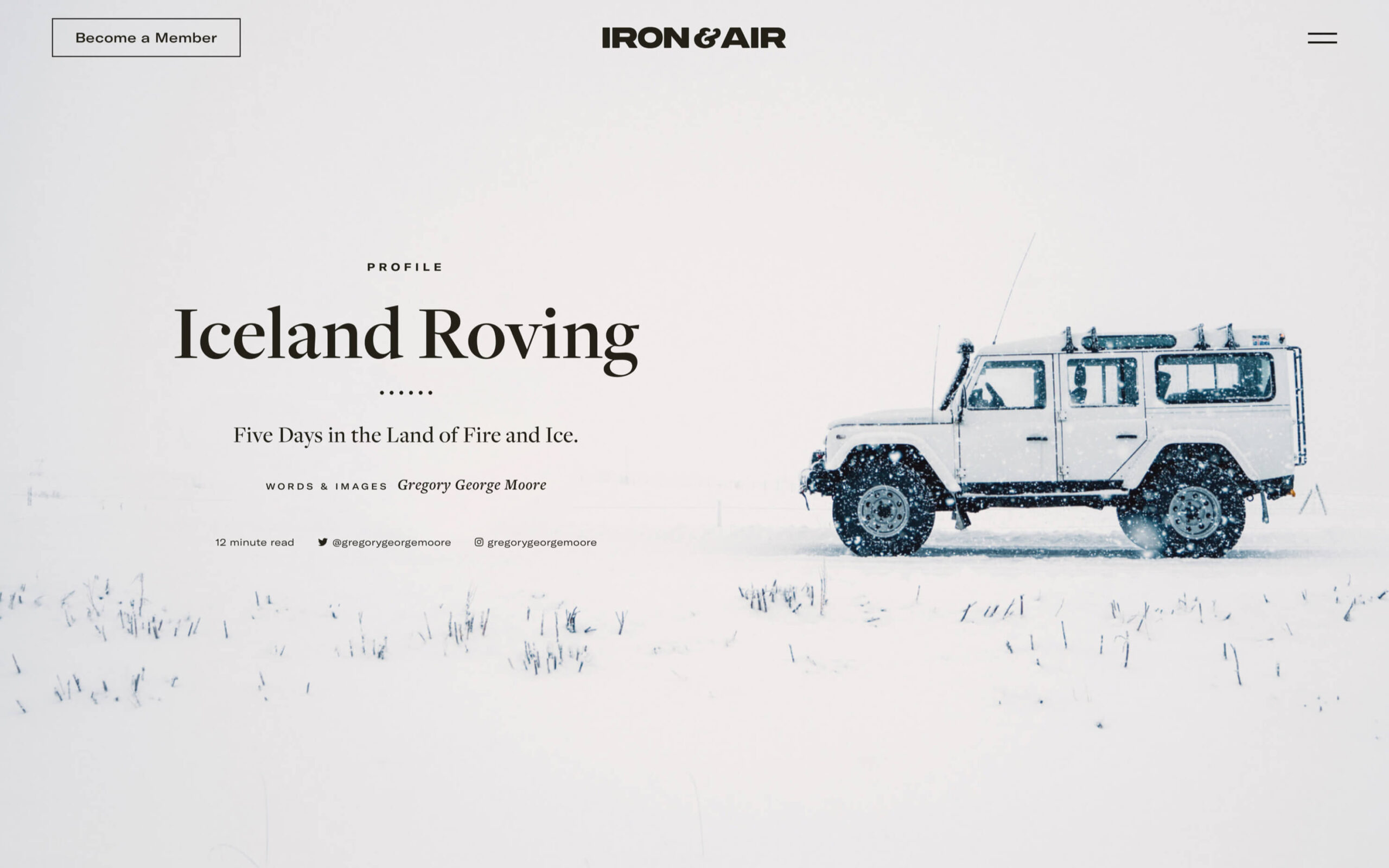 Article Desktop Screen - Iceland Roving