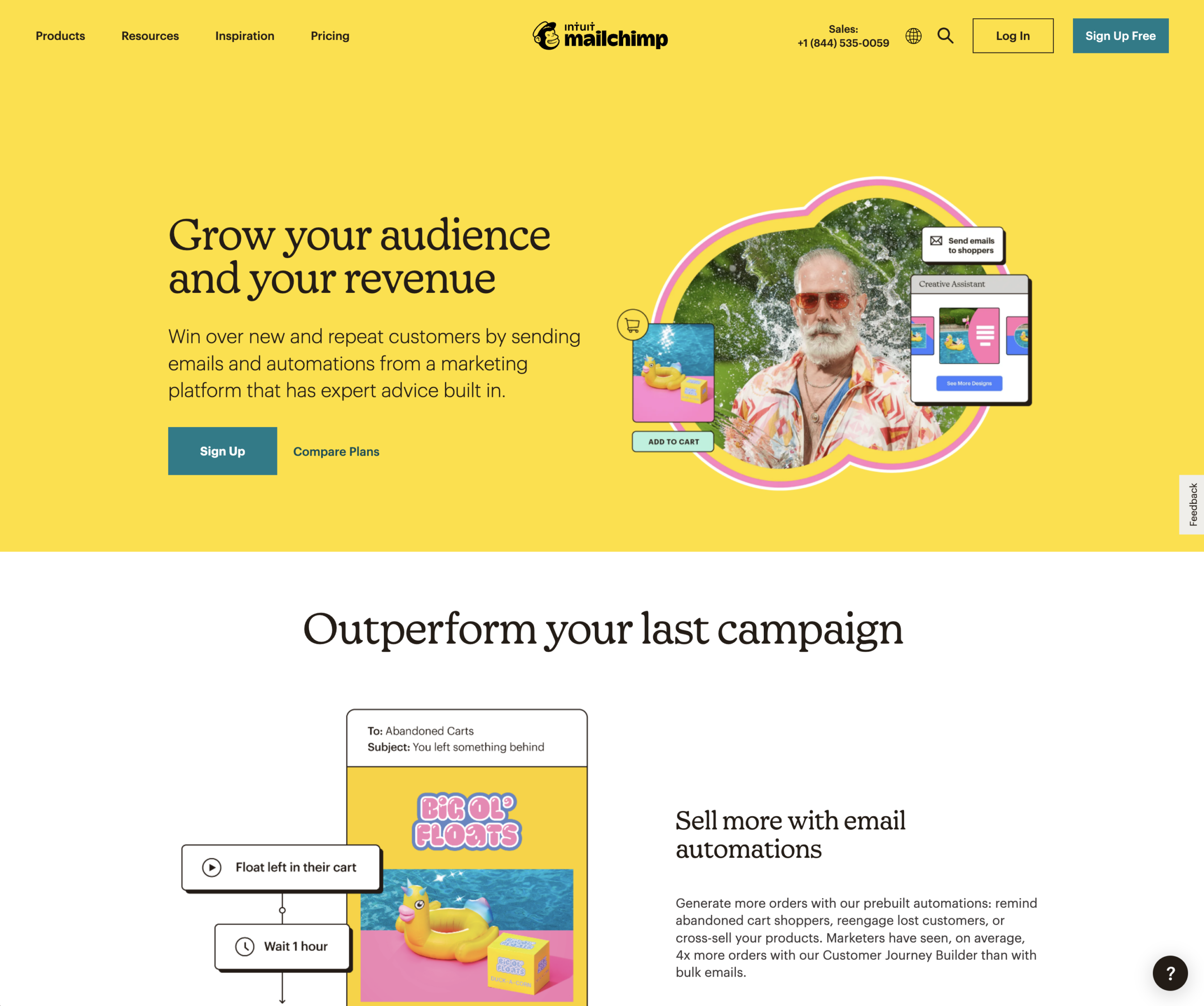 MailChimp Marketing Site