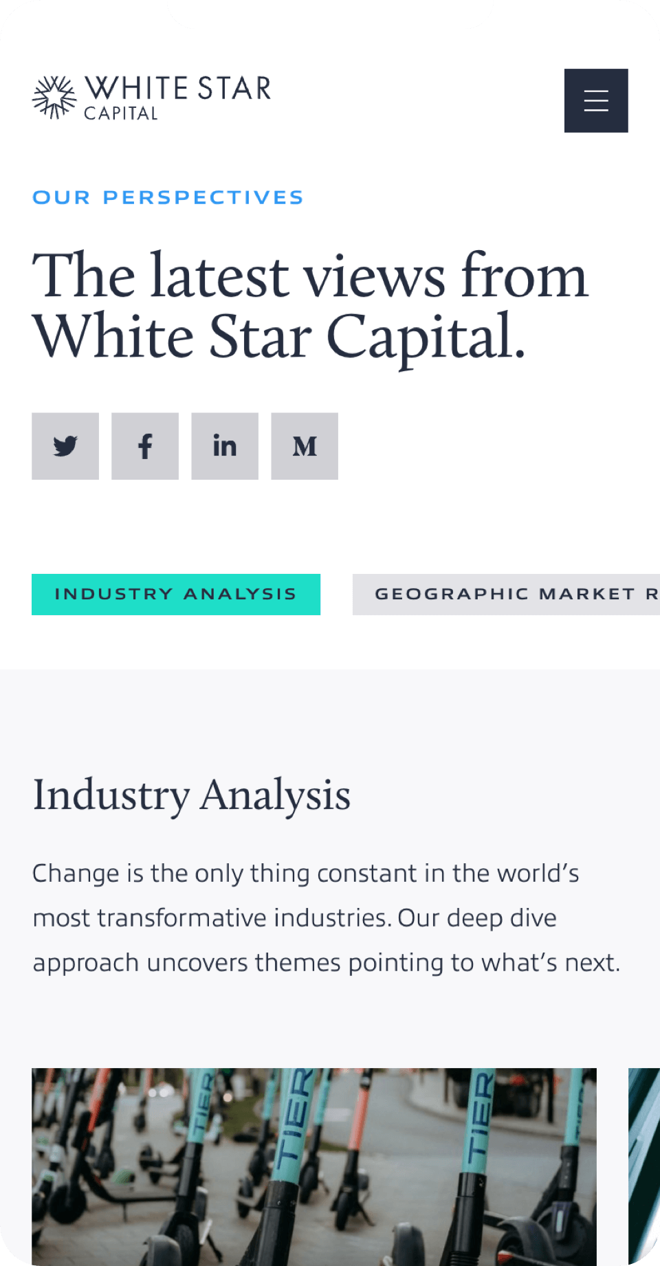 Whitestar Capital Mobile Screen Perspectives