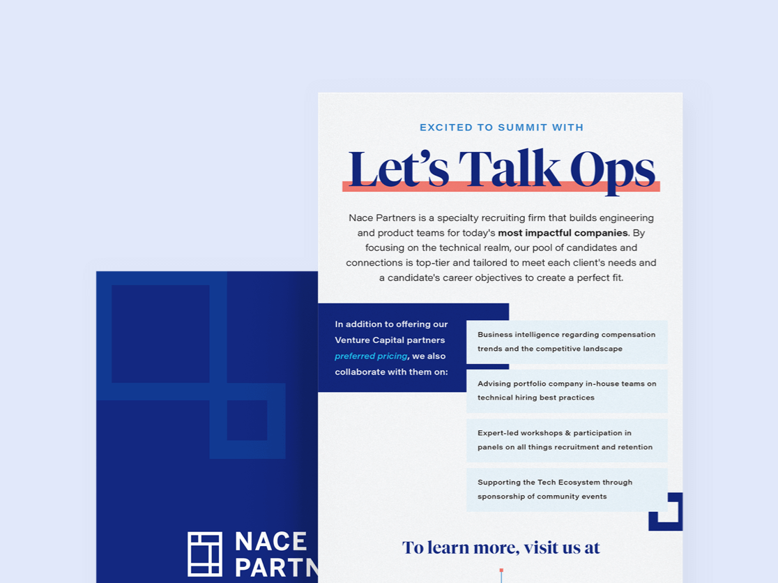 Nace Partners Collateral Design