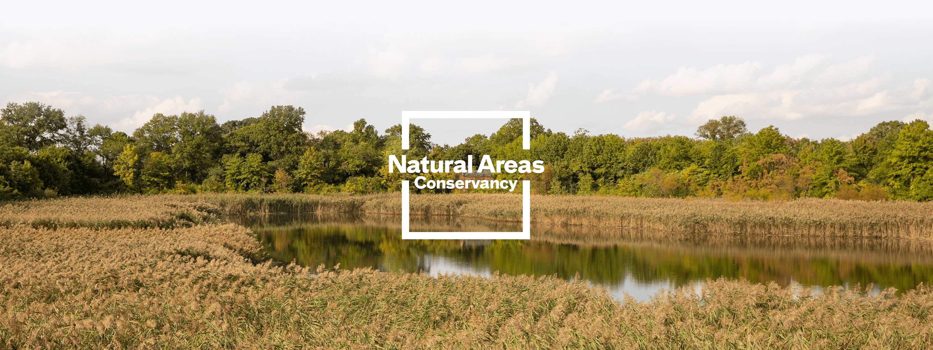 Natural Areas Conservancy hero image and logo