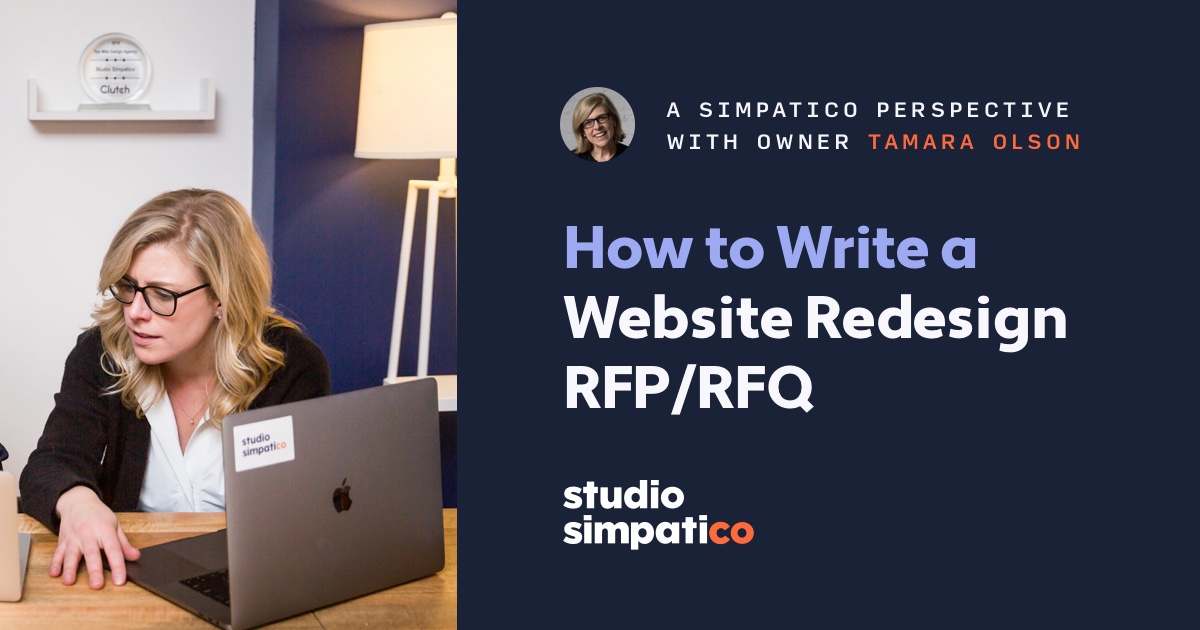 How to Write a Website Redesign RFP Studio Simpatico