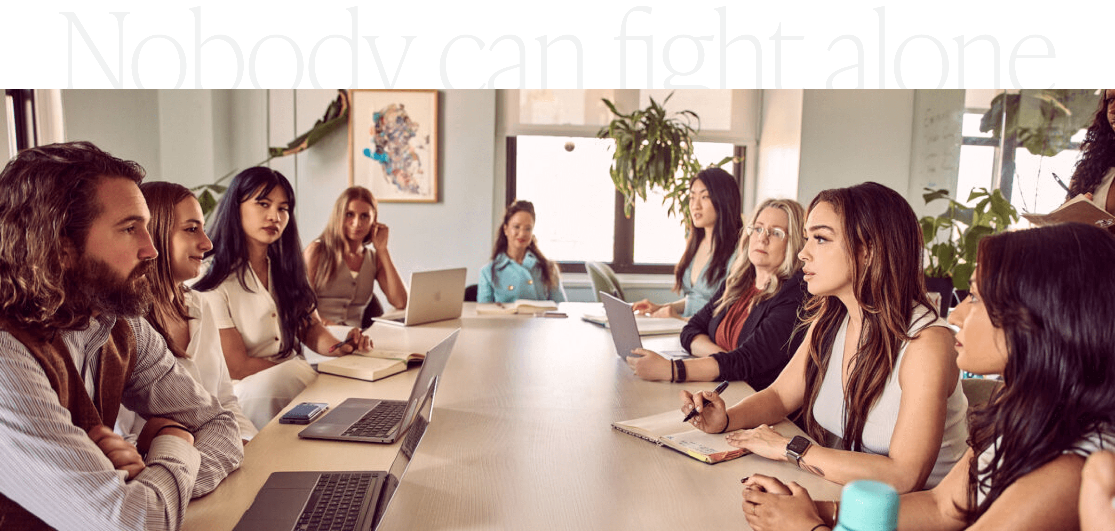 C.A. Goldberg image - nobody can fight alone