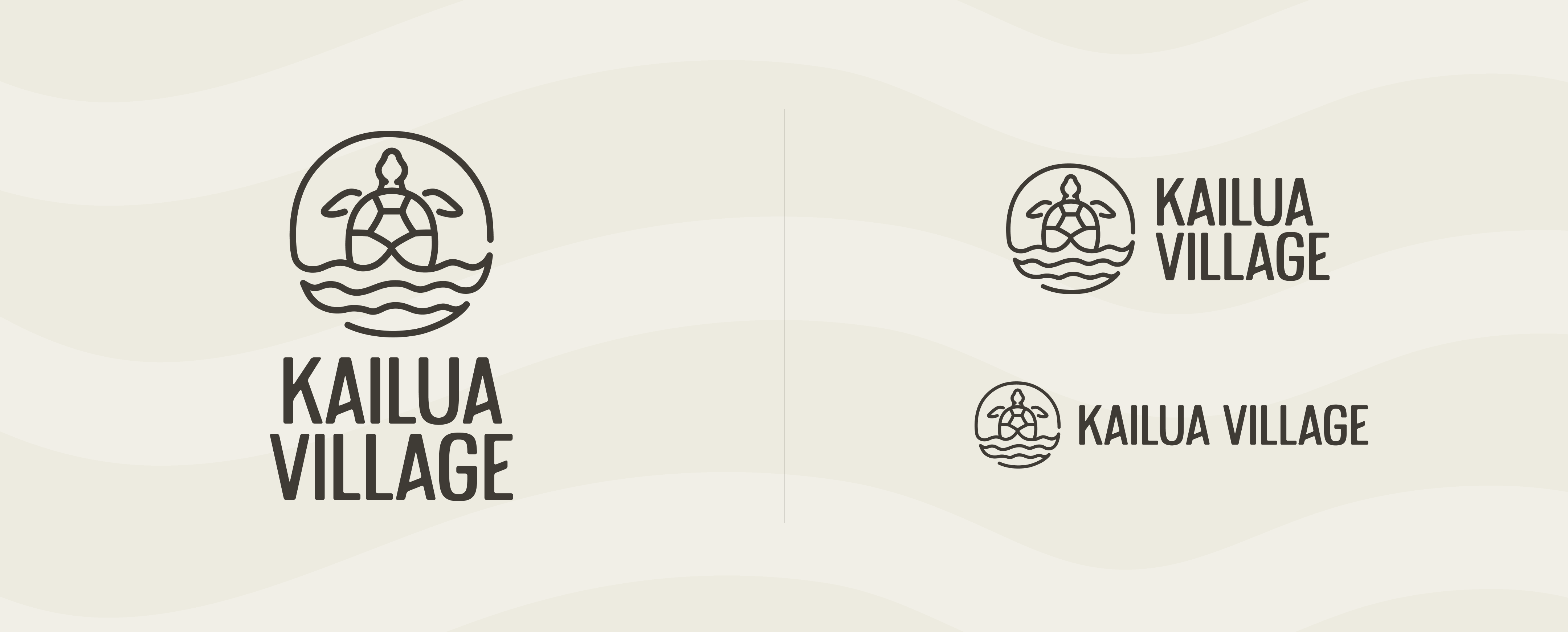 Kailua Village Logo Design Variations