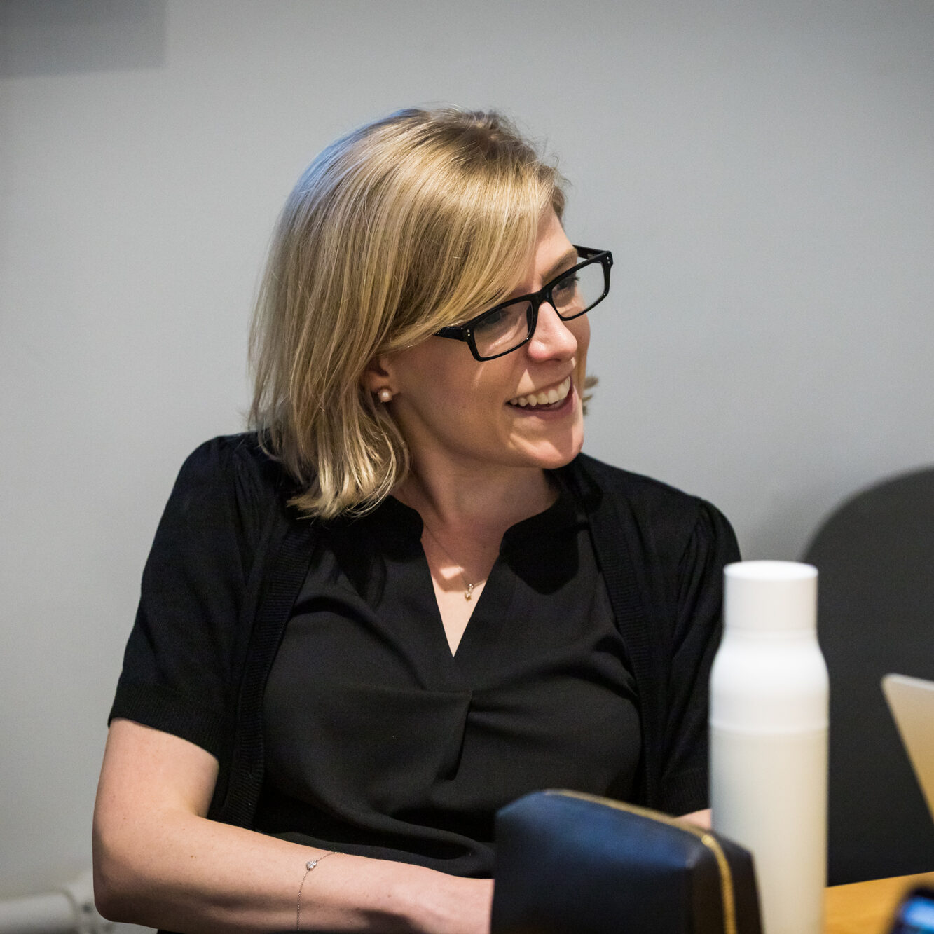 Tamara in conference room