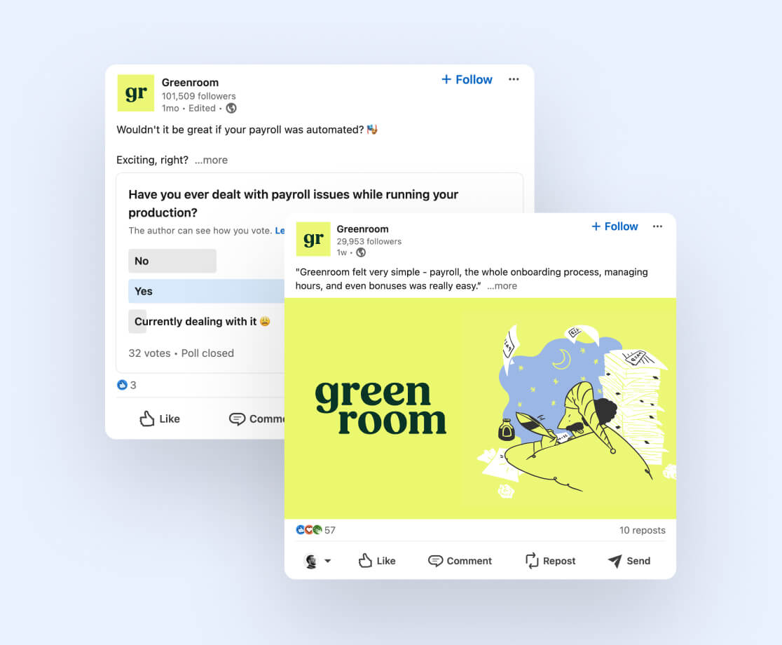 greenroom social assets