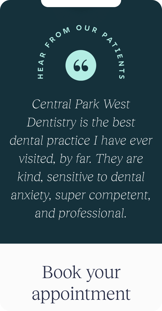 Central Park West Dentistry mobile design