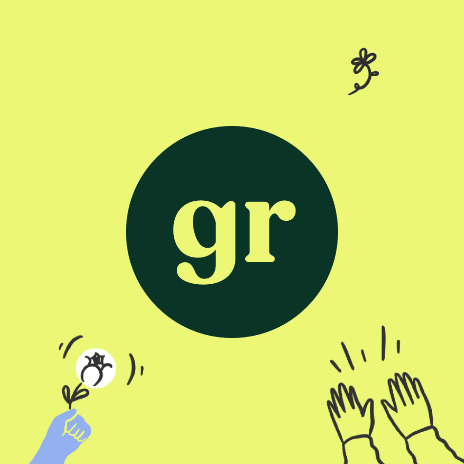 Greenroom logo with applauding hands