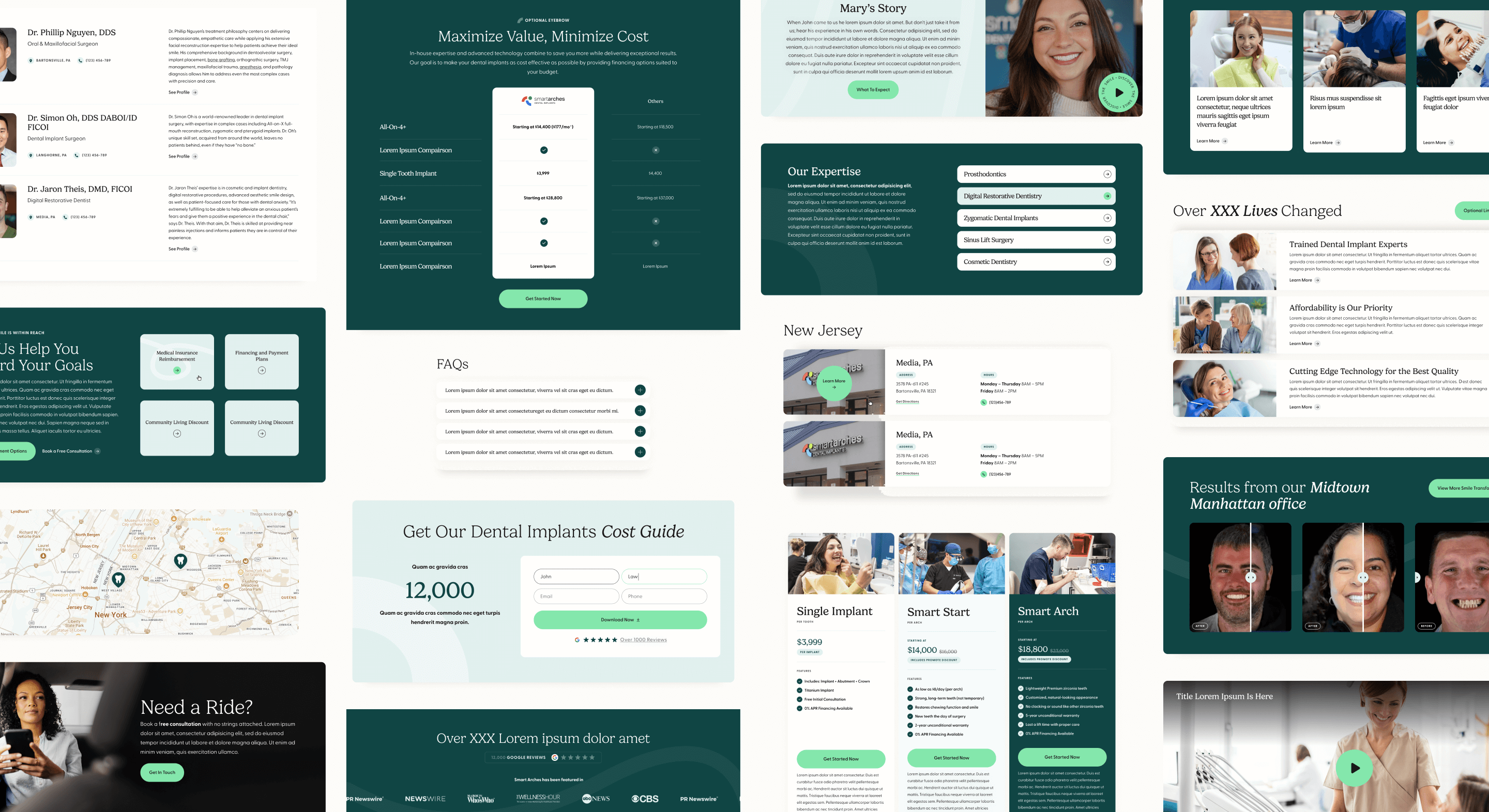 All the modules that are used in this website