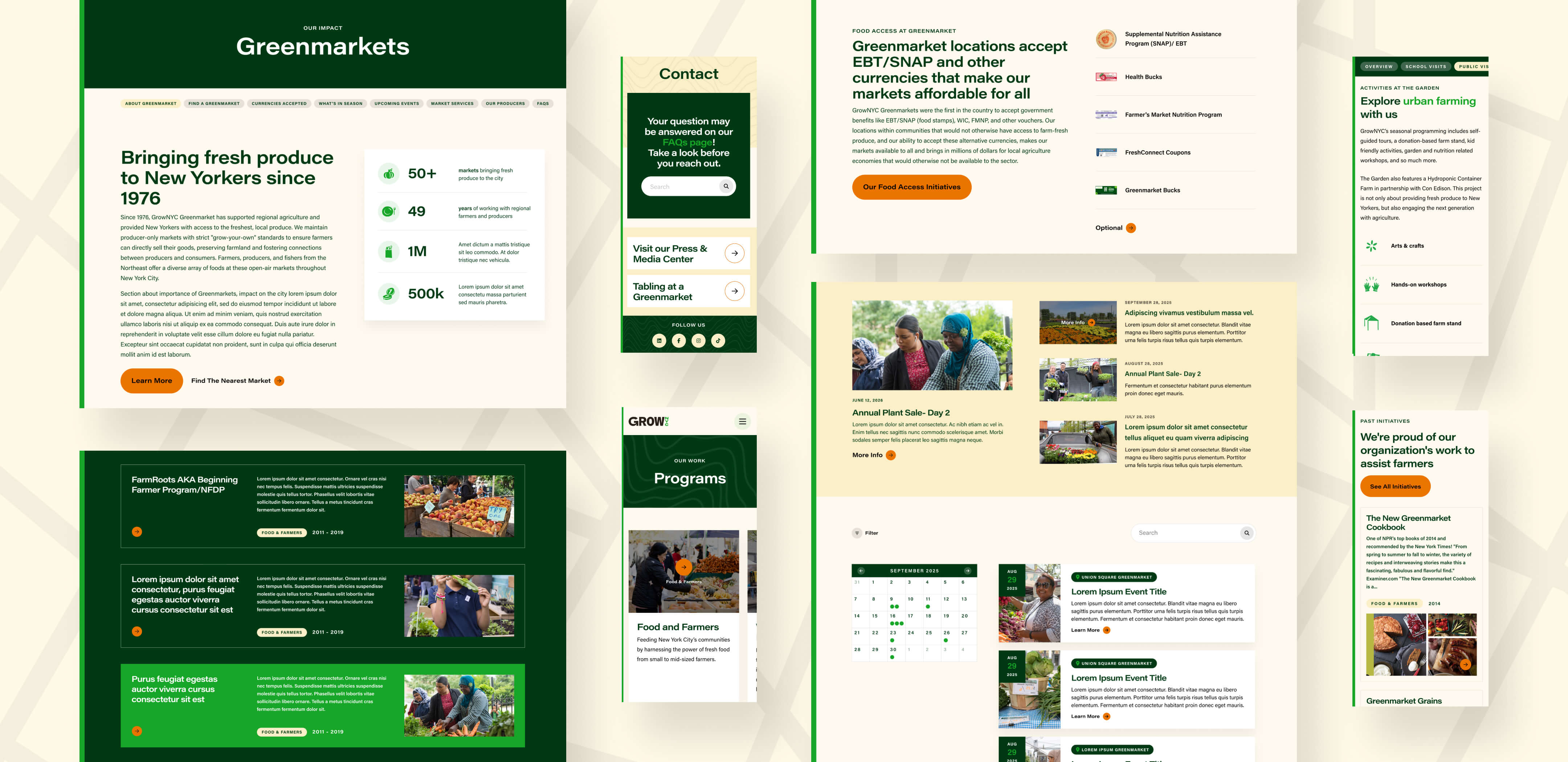 Desktop and Mobile designs