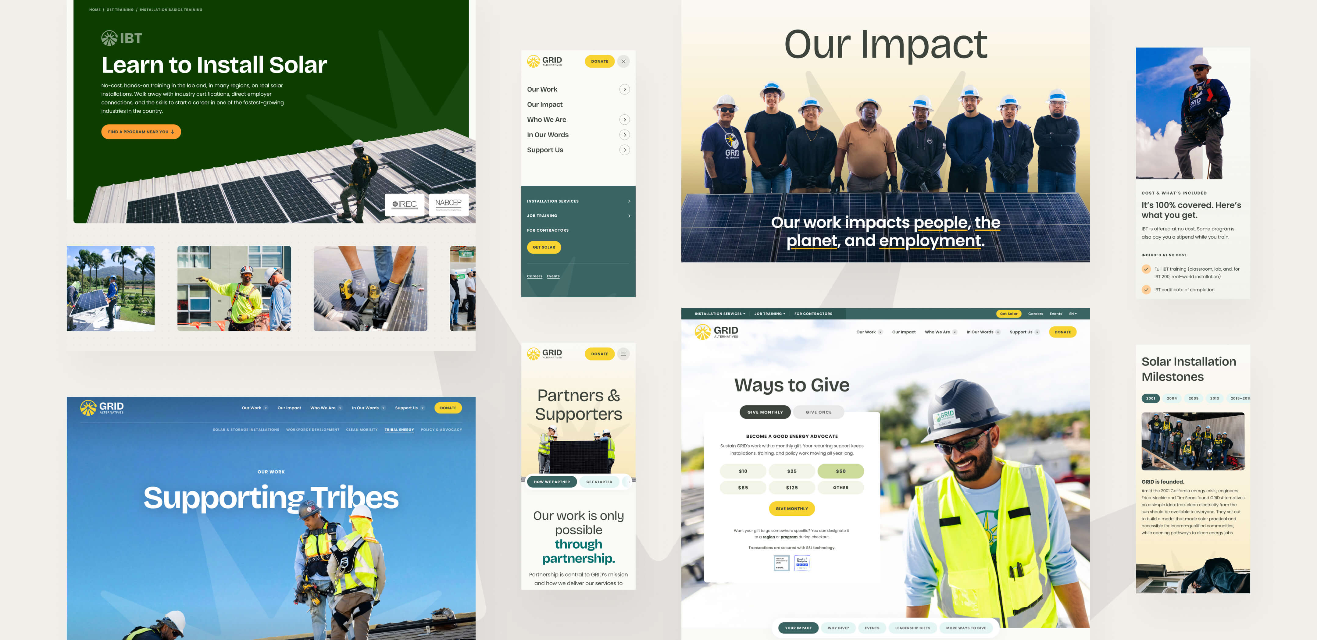 Desktop and Mobile designs